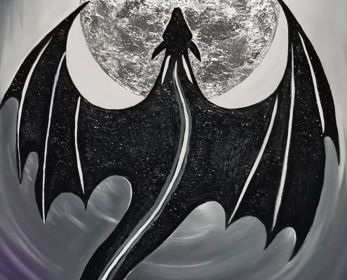 Картина для интерьера Дракон