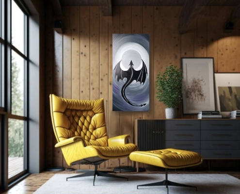 Картина для интерьера Дракон 1