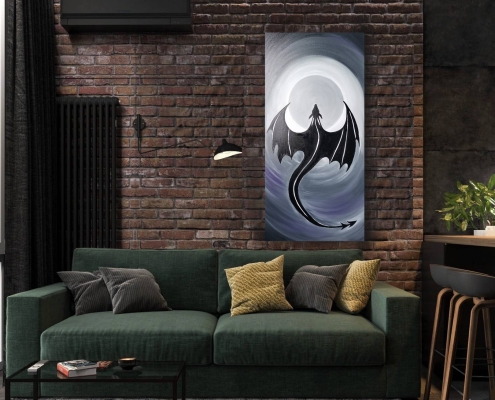 Картина для интерьера Дракон 2