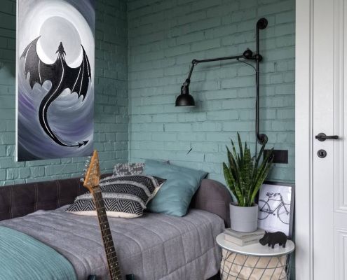 Картина для интерьера Дракон 3