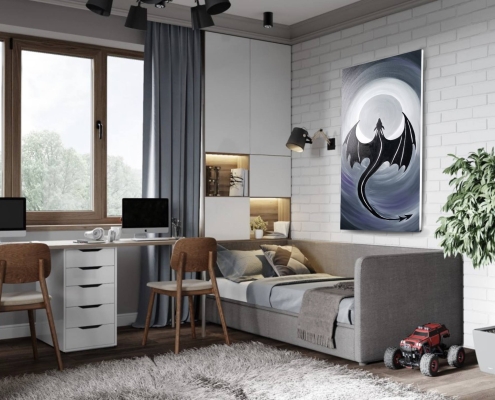 Картина для интерьера Дракон 5