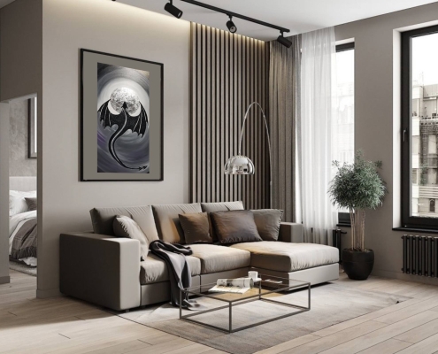 Картина для интерьера Дракон 7