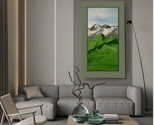 Картина для интерьера Горы Кавказа 2