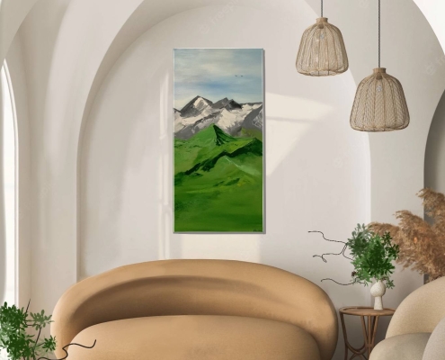 Картина для интерьера Горы Кавказа 6