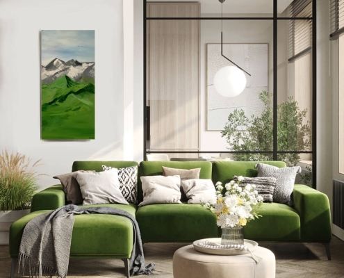 Картина для интерьера Горы Кавказа 8