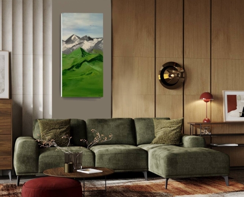 Картина для интерьера Горы Кавказа 9