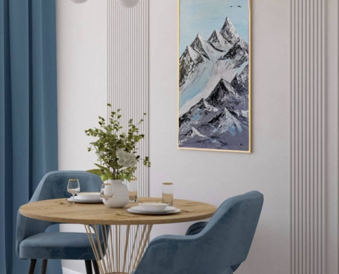 Картина для интерьера - Горы Горный пейзаж 2