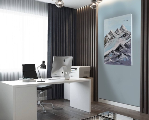 Картина для интерьера - Горы Горный пейзаж 4