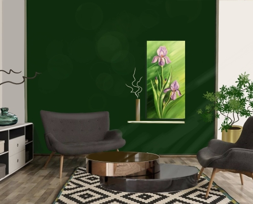 Картина для интерьера Ирисы 4