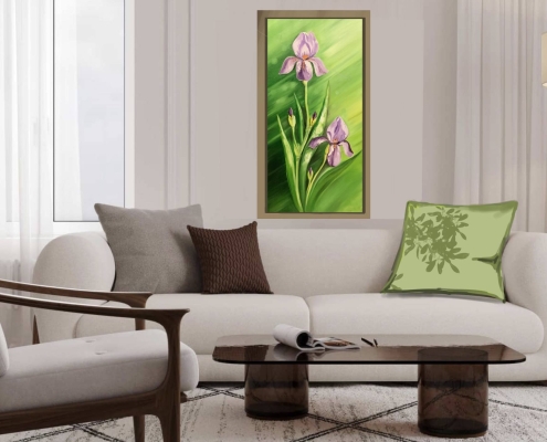 Картина для интерьера Ирисы 5