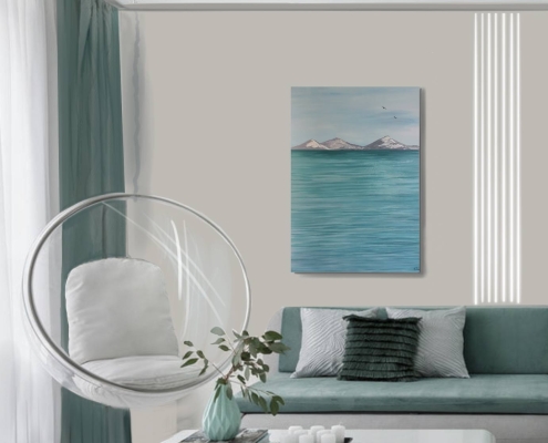 Картина для интерьера - морской пейзаж Нирвана 1 Картина для интерьера - морской пейзаж Нирвана 1