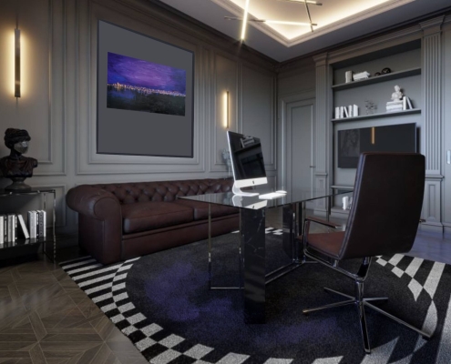 Картина для интерьера Ночной город 4