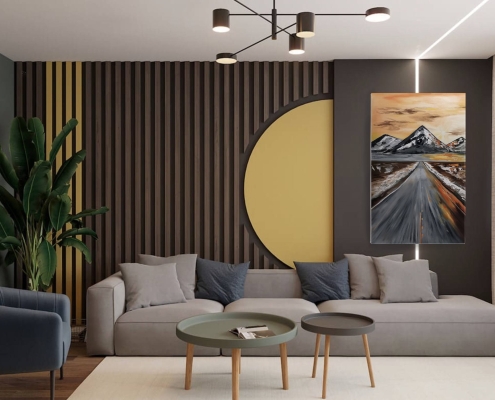 Картина маслом Путь, освещенный солнцем 3