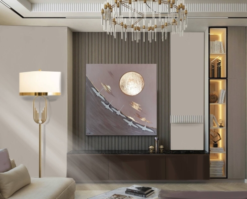 Картина для интерьера птицы Взлёт 5