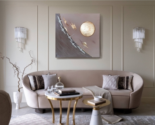 Картина для интерьера птицы Взлёт 6